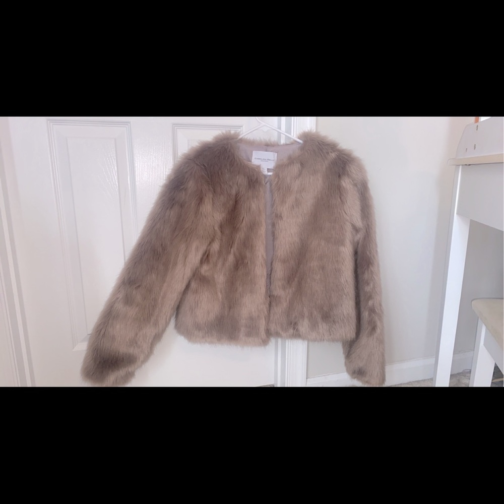 Faux fur coat